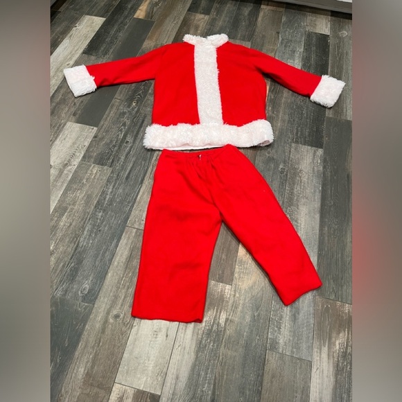 Christmas Santa Claus Coat & Pant Adult Costume One Size CostumesUSA - Picture 1 of 10